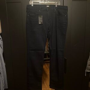 PAIGE FEDERAL THE SLIM Straight COLOR:INKWELL STRETCH DENIM MEN JEANS  SZ 36